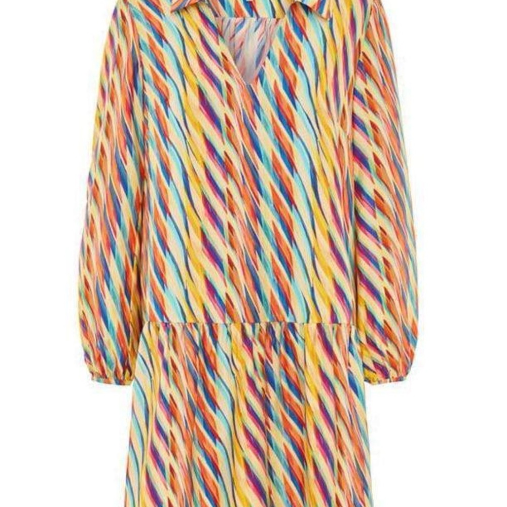 saloni
SHERBET OBLIQUE PRINT JAS DRESS